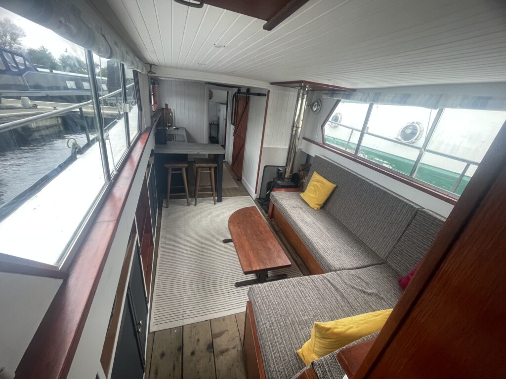 Fat Panda Dutch Barge Interior Space